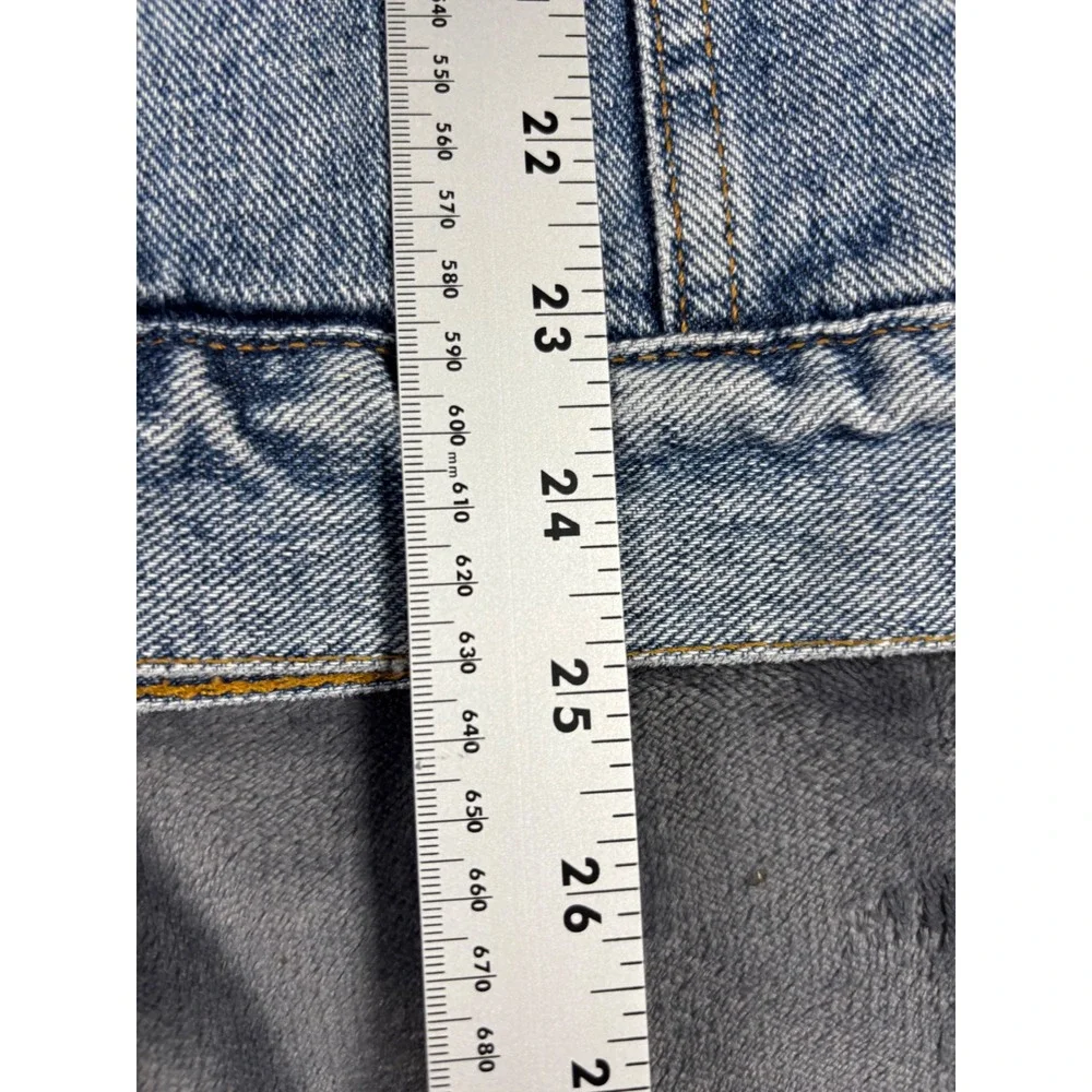 Levis Mens Vintage Sherpa Lined Denim Trucker Jacket 70609-4891 Blue Large - Picture 9 of 10